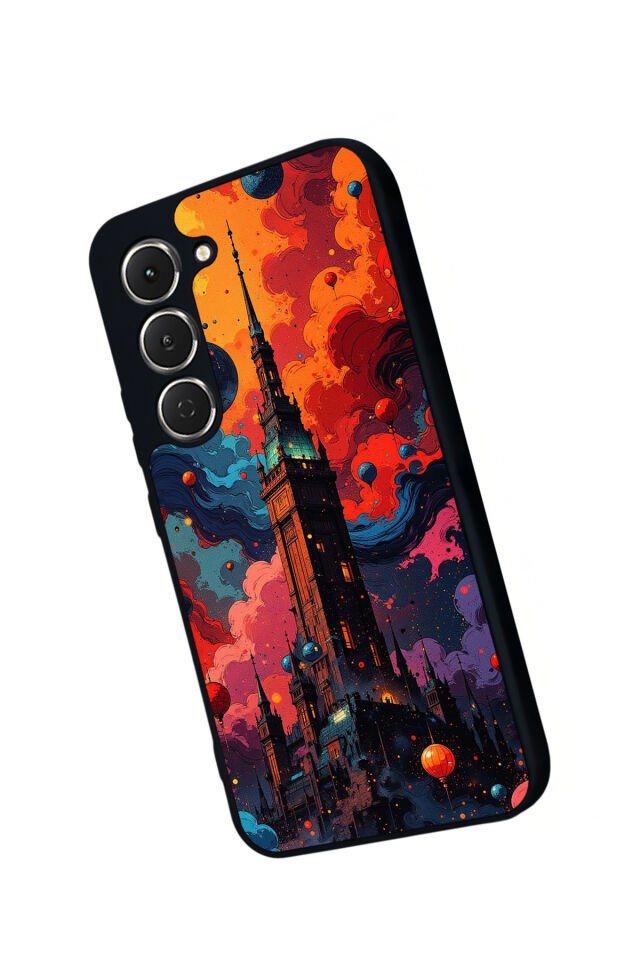 Tecno Spark 40 Pro Uyumlu Abstract Tasarımlı Glossy Premium Kılıf
