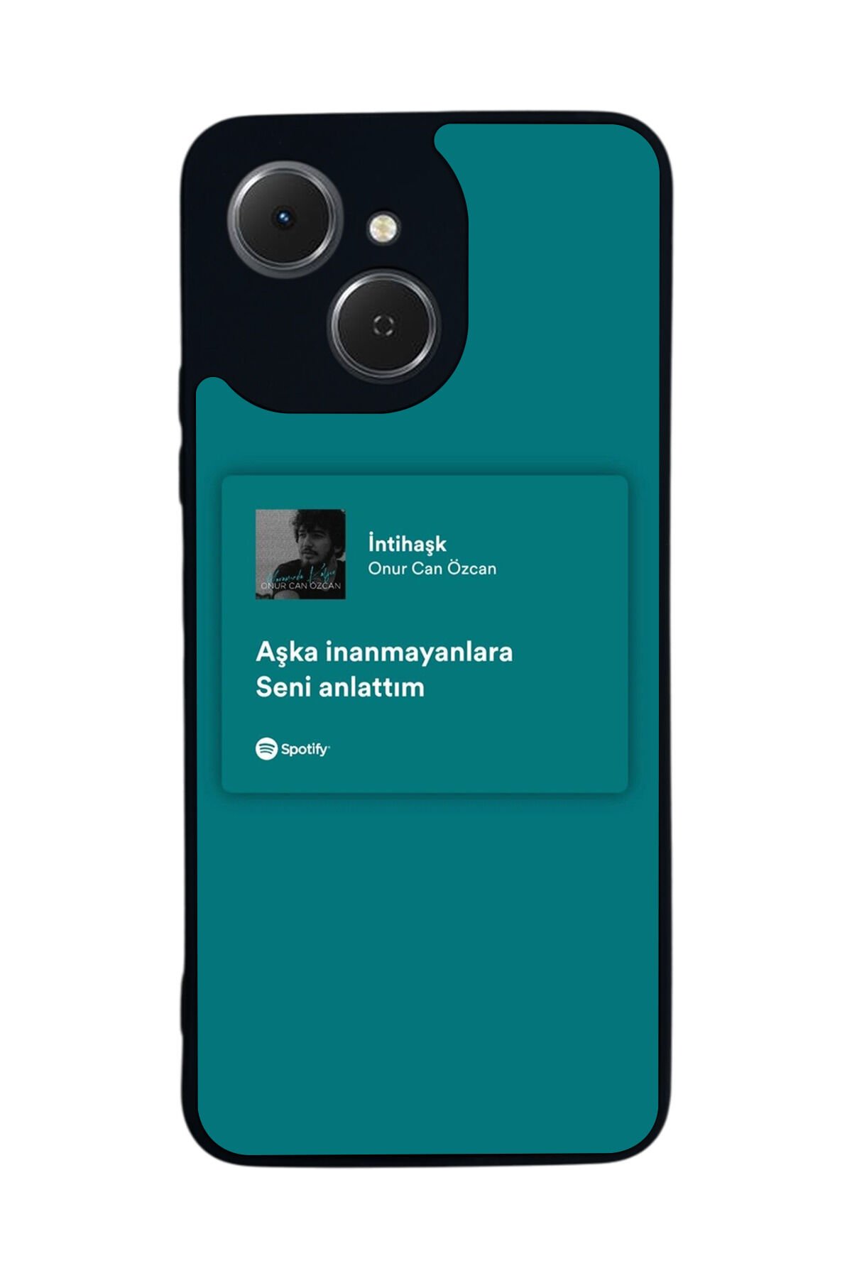 Tecno Spark 40C Uyumlu Sarki Sozleri Tasarımlı Glossy Premium Kılıf