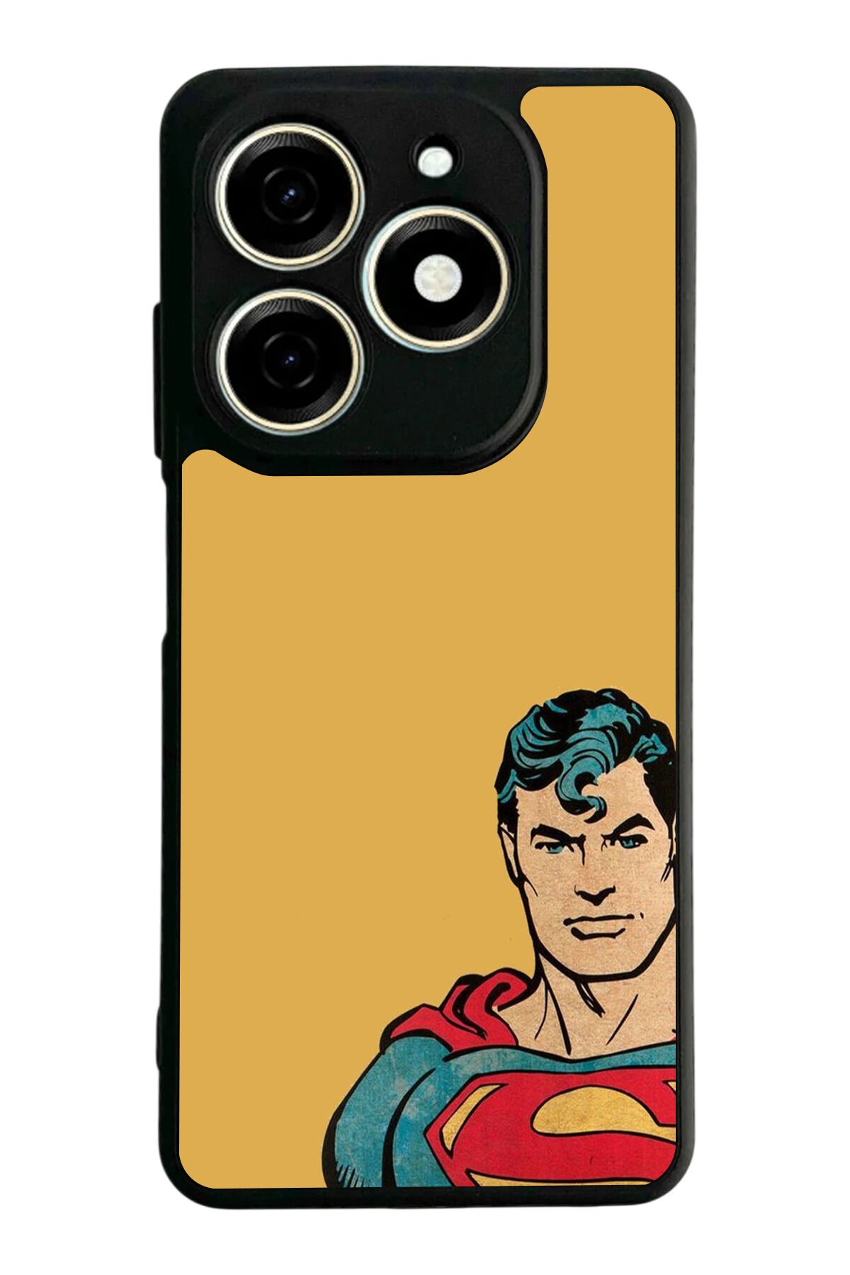Tecno Spark 20/20C Uyumlu Superman Tasarımlı Glossy Premium Kılıf