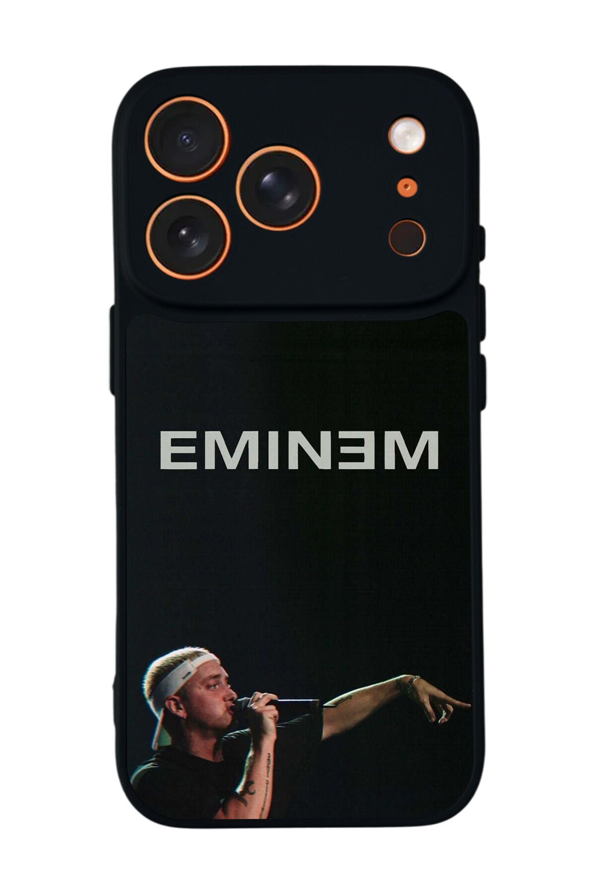 iPhone 17 Pro Max Uyumlu Eminem Tasarımlı Glossy Premium Kılıf