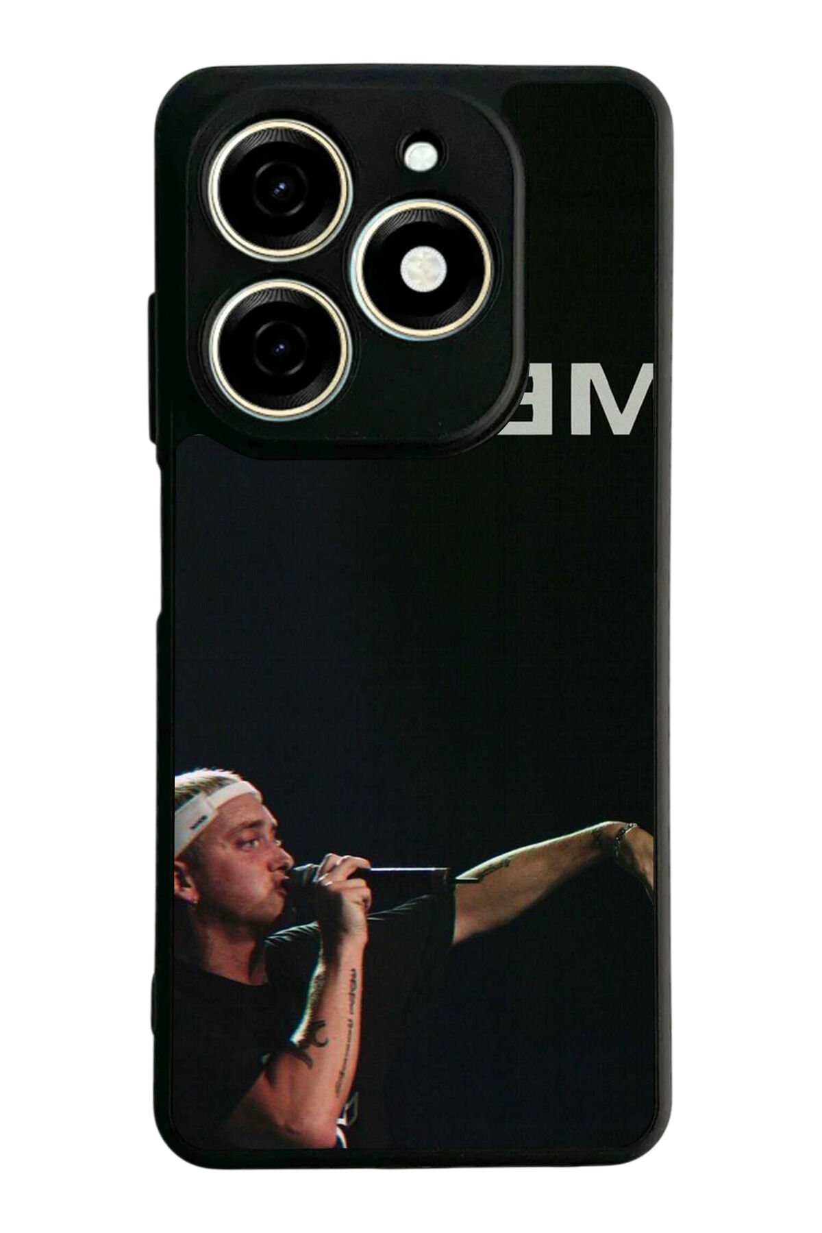 Infınıx Smart 8 Pro Uyumlu Eminem Tasarımlı Glossy Premium Kılıf