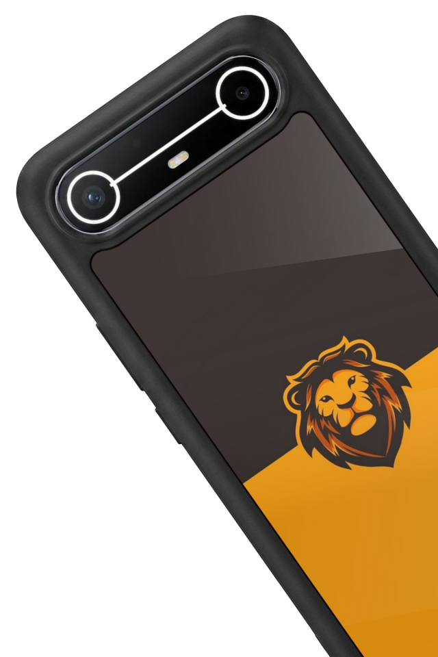 Tecno Spark Slim 5G Uyumlu Aslan Tasarımlı Glossy Premium Kılıf