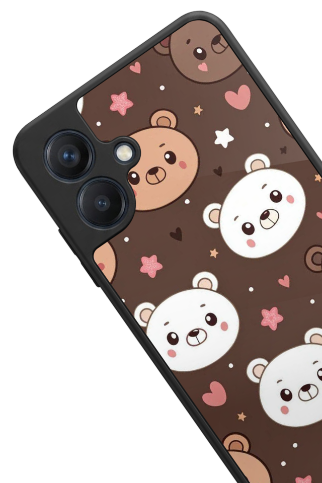 Samsung Galaxy A07 Uyumlu Ayı Tasarımlı Glossy Premium Kılıf