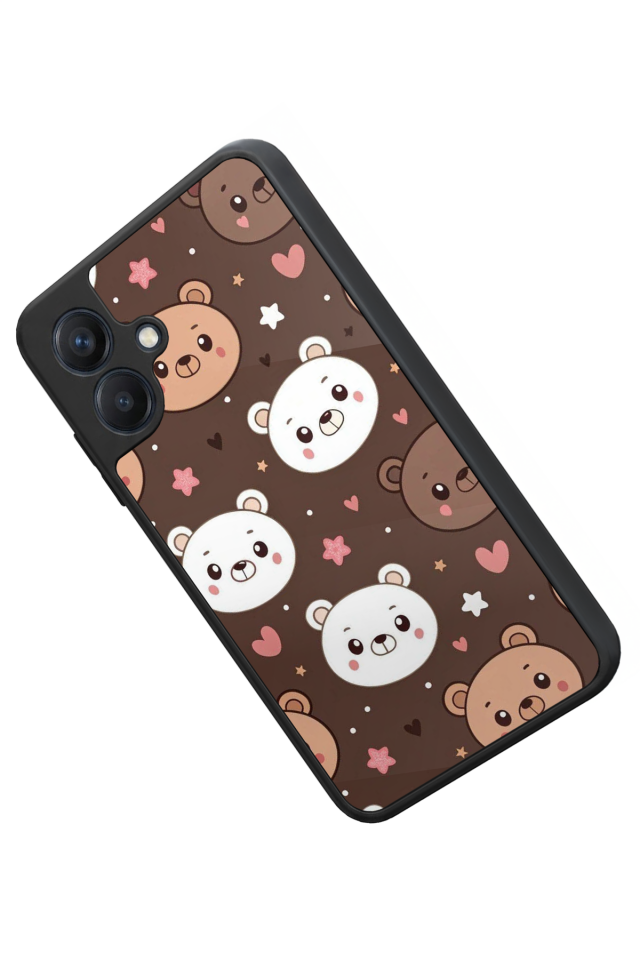 Samsung Galaxy A07 Uyumlu Ayı Tasarımlı Glossy Premium Kılıf