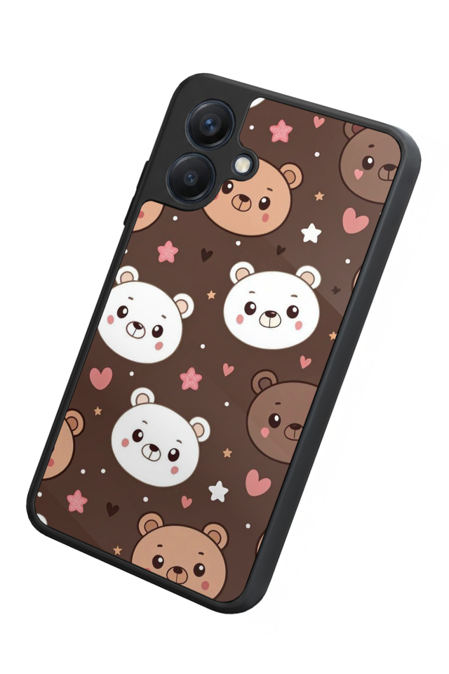 Samsung Galaxy A07 Uyumlu Ayı Tasarımlı Glossy Premium Kılıf