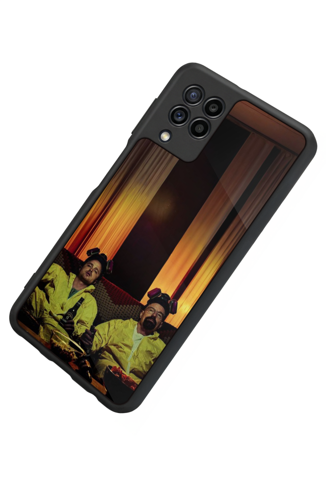Samsung Galaxy M32 Uyumlu BreakingBad Tasarımlı Glossy Premium Kılıf