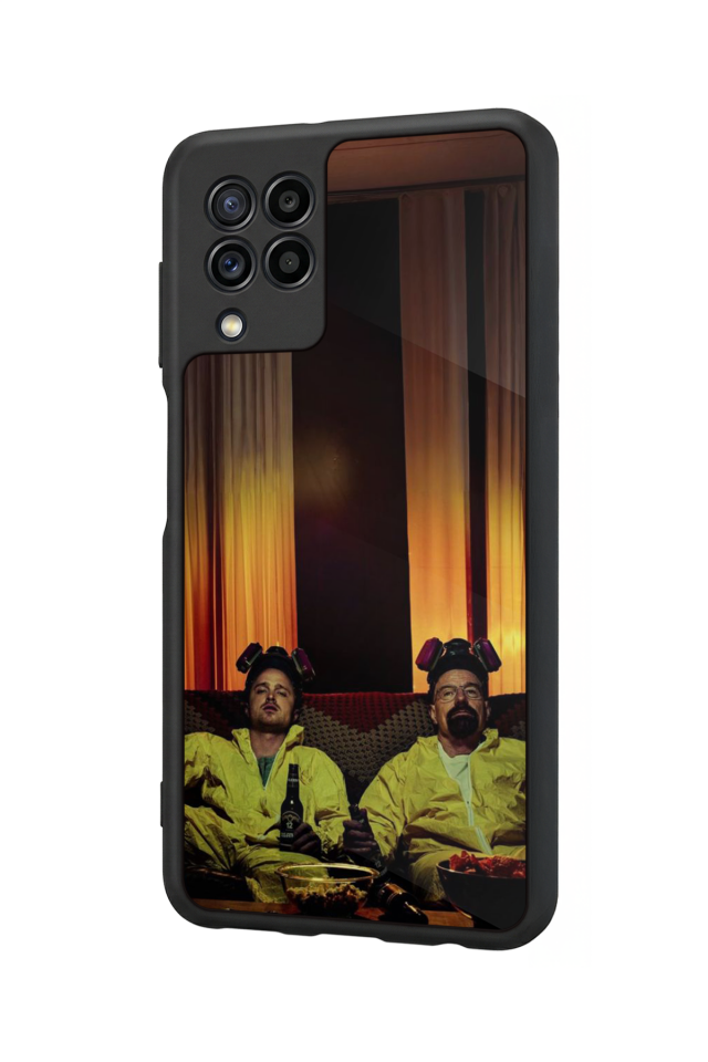 Samsung Galaxy M32 Uyumlu BreakingBad Tasarımlı Glossy Premium Kılıf