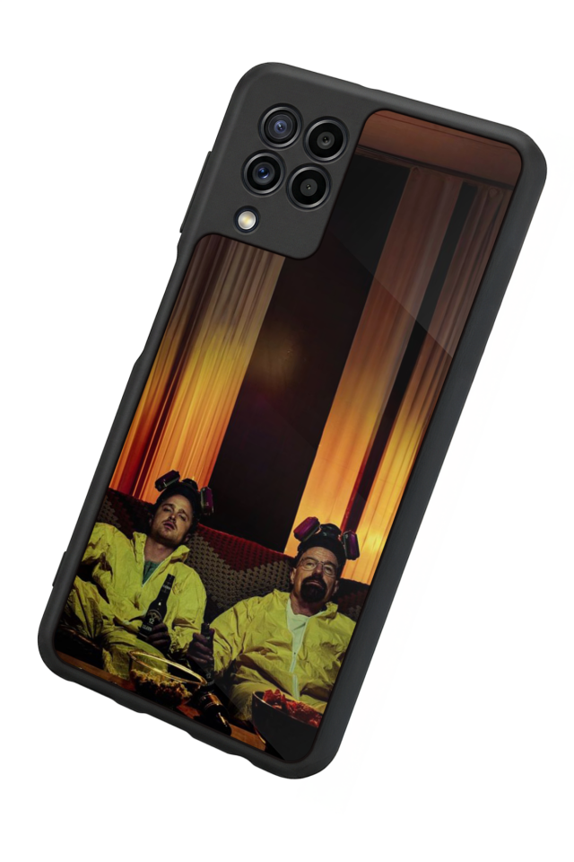 Samsung Galaxy M32 Uyumlu BreakingBad Tasarımlı Glossy Premium Kılıf