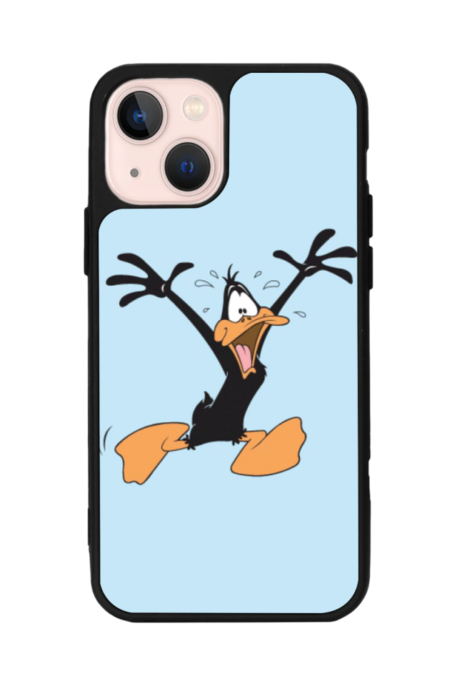 iPhone 13 Mini Uyumlu Daffy duck Tasarımlı Glossy Premium Kılıf