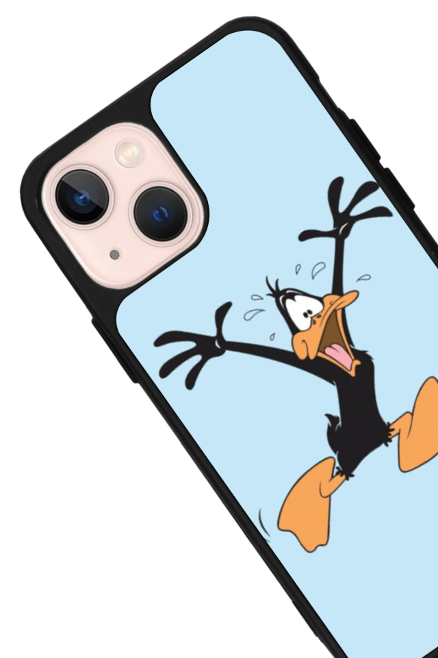 iPhone 13 Mini Uyumlu Daffy duck Tasarımlı Glossy Premium Kılıf