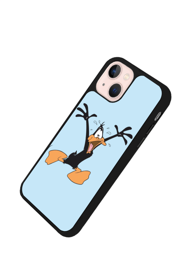 iPhone 13 Mini Uyumlu Daffy duck Tasarımlı Glossy Premium Kılıf
