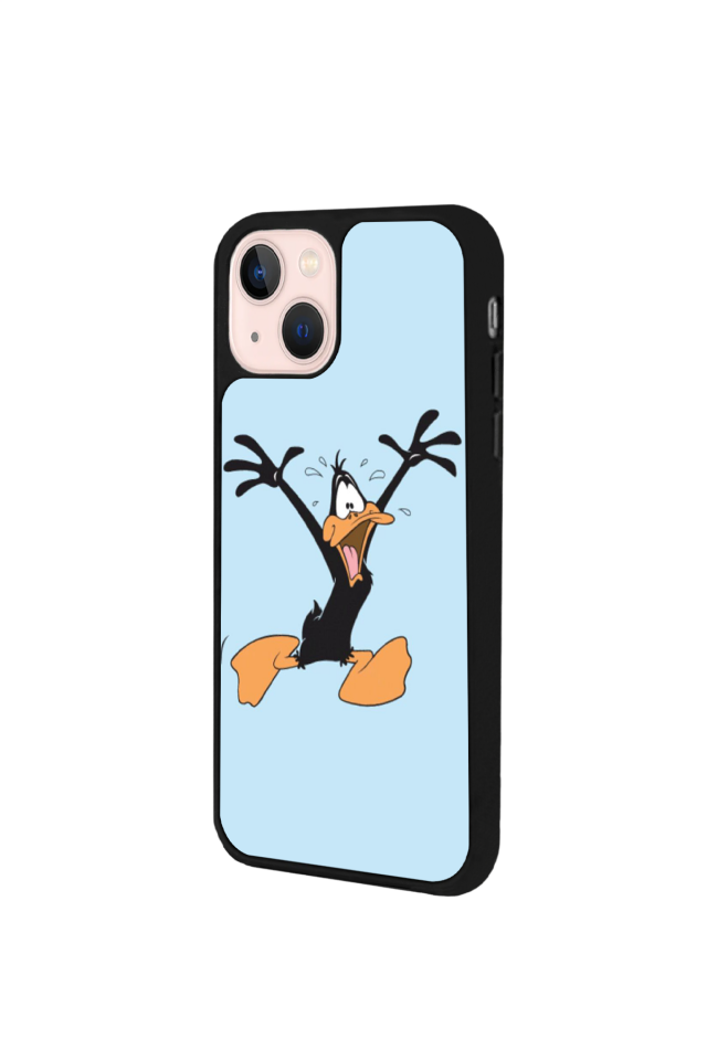 iPhone 13 Mini Uyumlu Daffy duck Tasarımlı Glossy Premium Kılıf