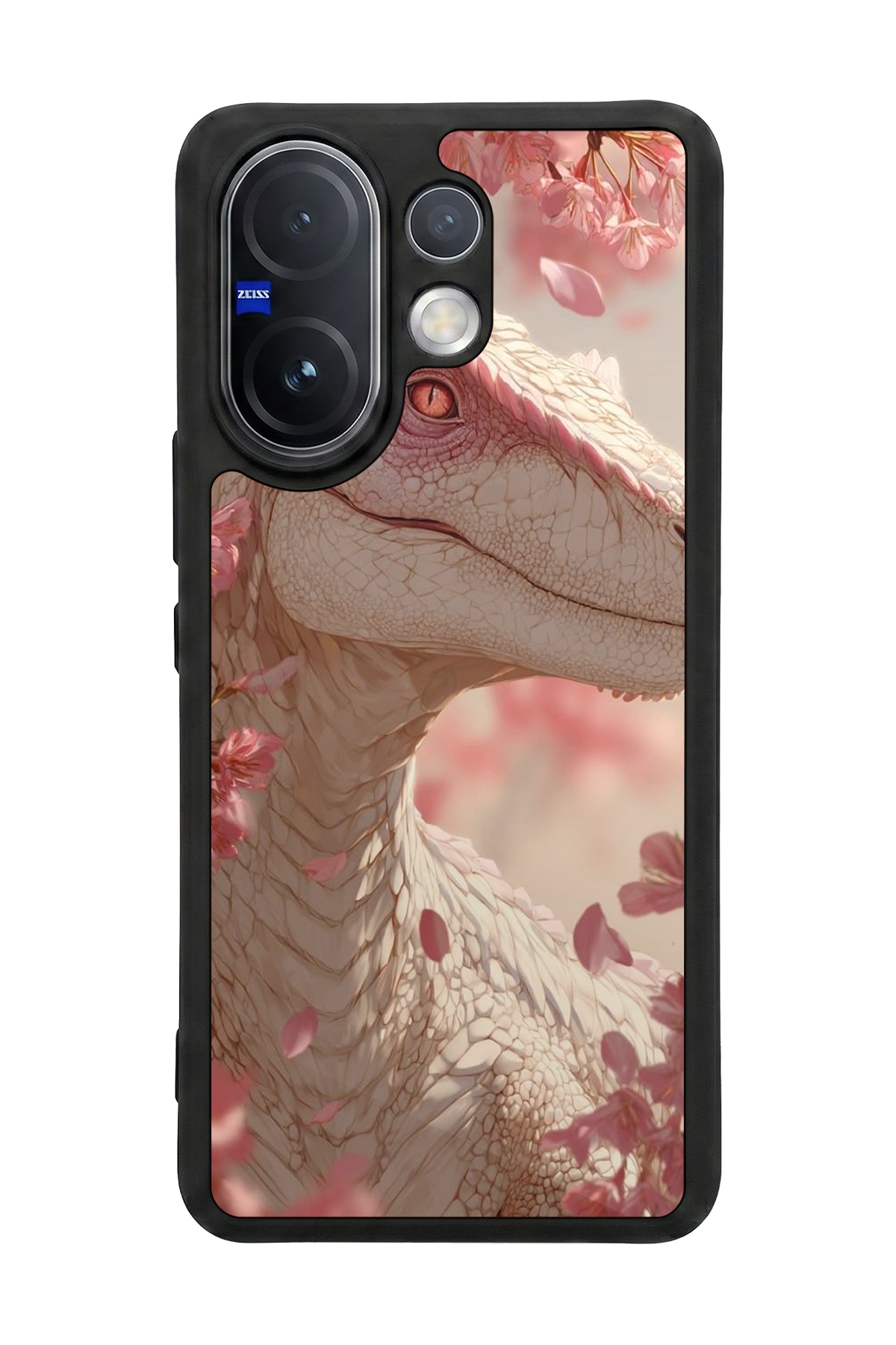 Vivo V60 Uyumlu Dinazor Tasarımlı Glossy Premium Kılıf