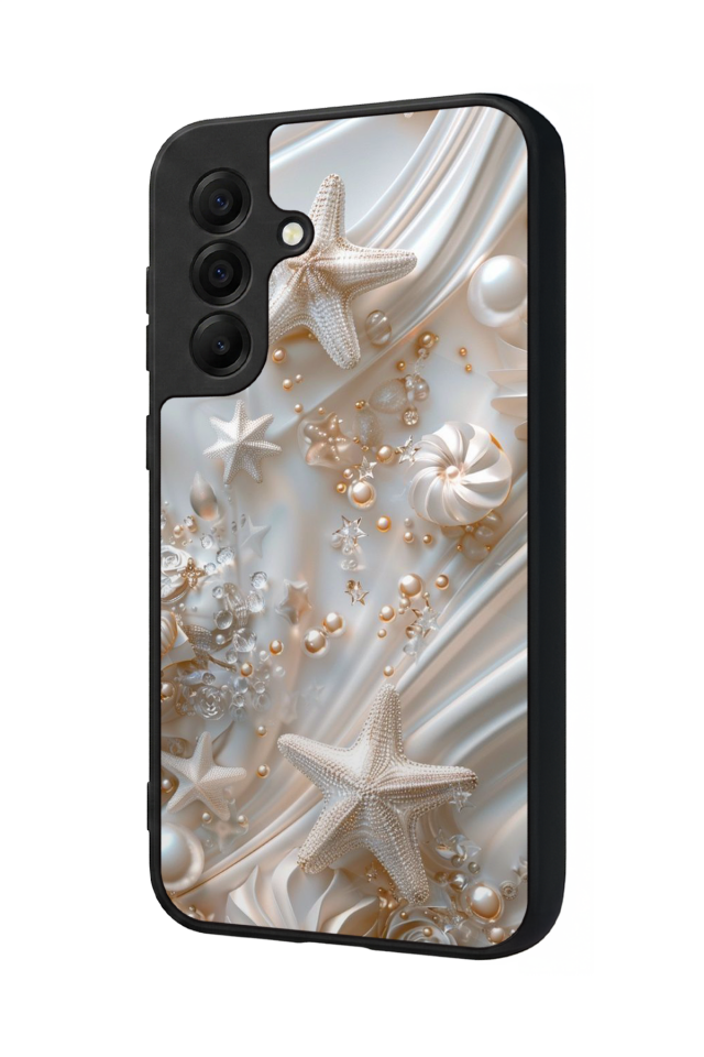 Samsung Galaxy A17 Uyumlu  İnci Tasarımlı Glossy Premium Kılıf