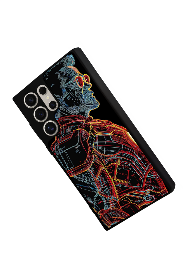 Samsung Galaxy S24 Ultra Uyumlu Iron Man ( Demir Adam ) Tasarımlı Glossy Premium Kılıf