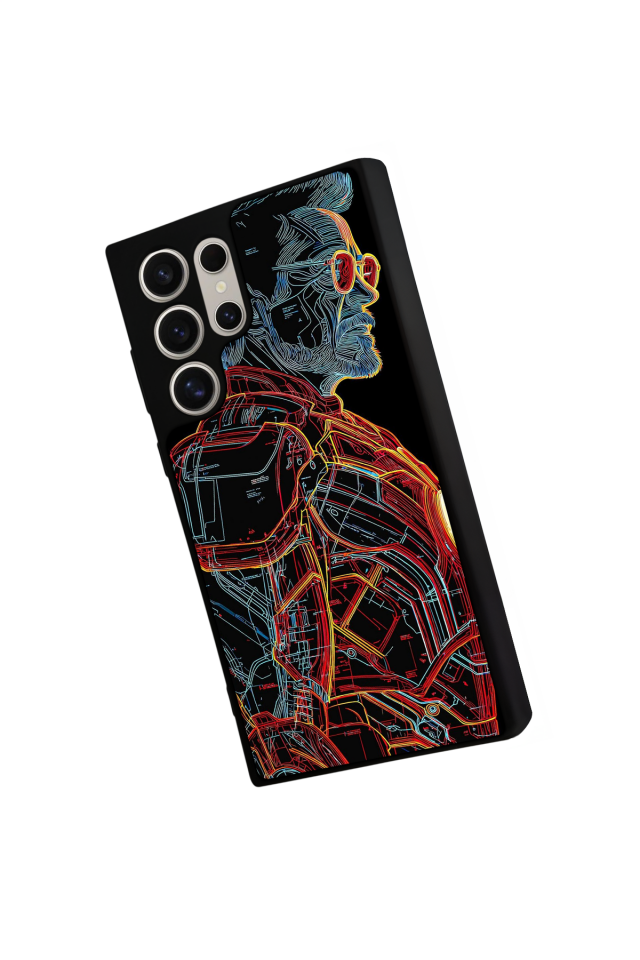 Samsung Galaxy S24 Ultra Uyumlu Iron Man ( Demir Adam ) Tasarımlı Glossy Premium Kılıf
