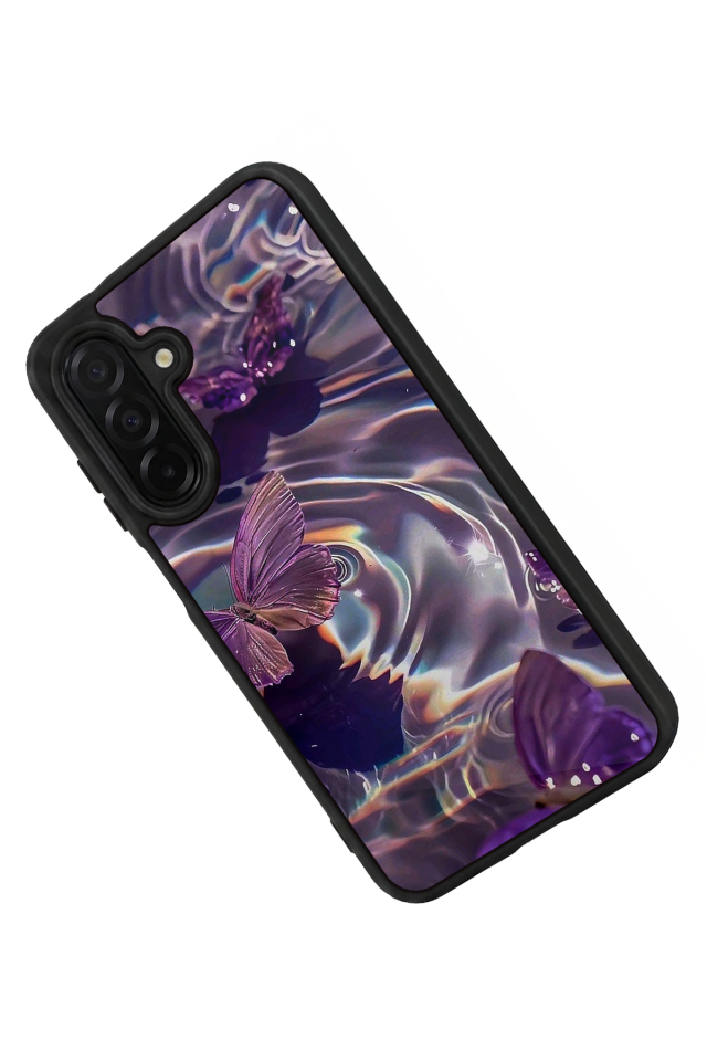 Samsung Galaxy A36 Uyumlu Kelebek Tasarımlı Glossy Premium Kılıf
