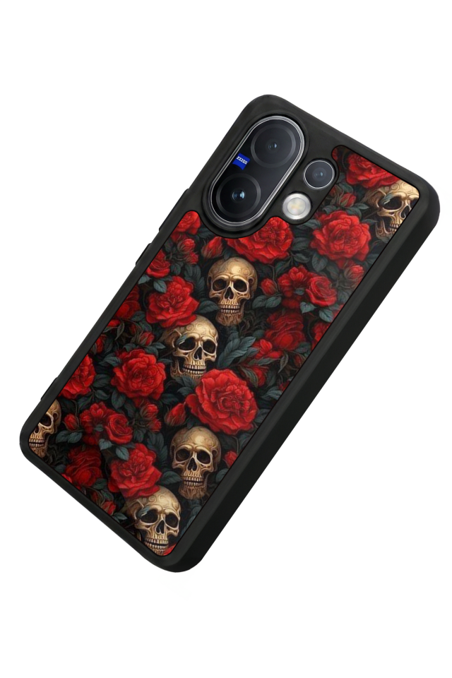 Vivo V60 Uyumlu KuruKafa Tasarımlı Glossy Premium Kılıf