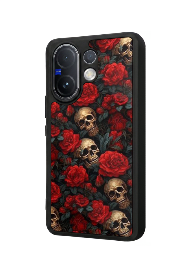 Vivo V60 Uyumlu KuruKafa Tasarımlı Glossy Premium Kılıf