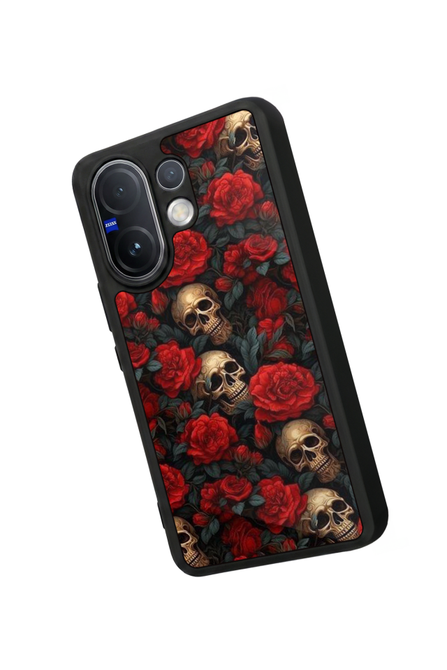 Vivo V60 Uyumlu KuruKafa Tasarımlı Glossy Premium Kılıf