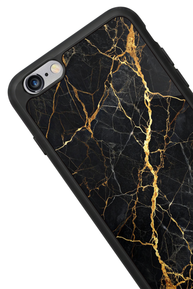 iPhone 6s Plus Uyumlu Mermer Marble Tasarımlı Glossy Premium Kılıf