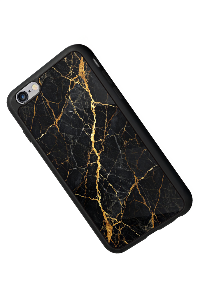 iPhone 6s Plus Uyumlu Mermer Marble Tasarımlı Glossy Premium Kılıf