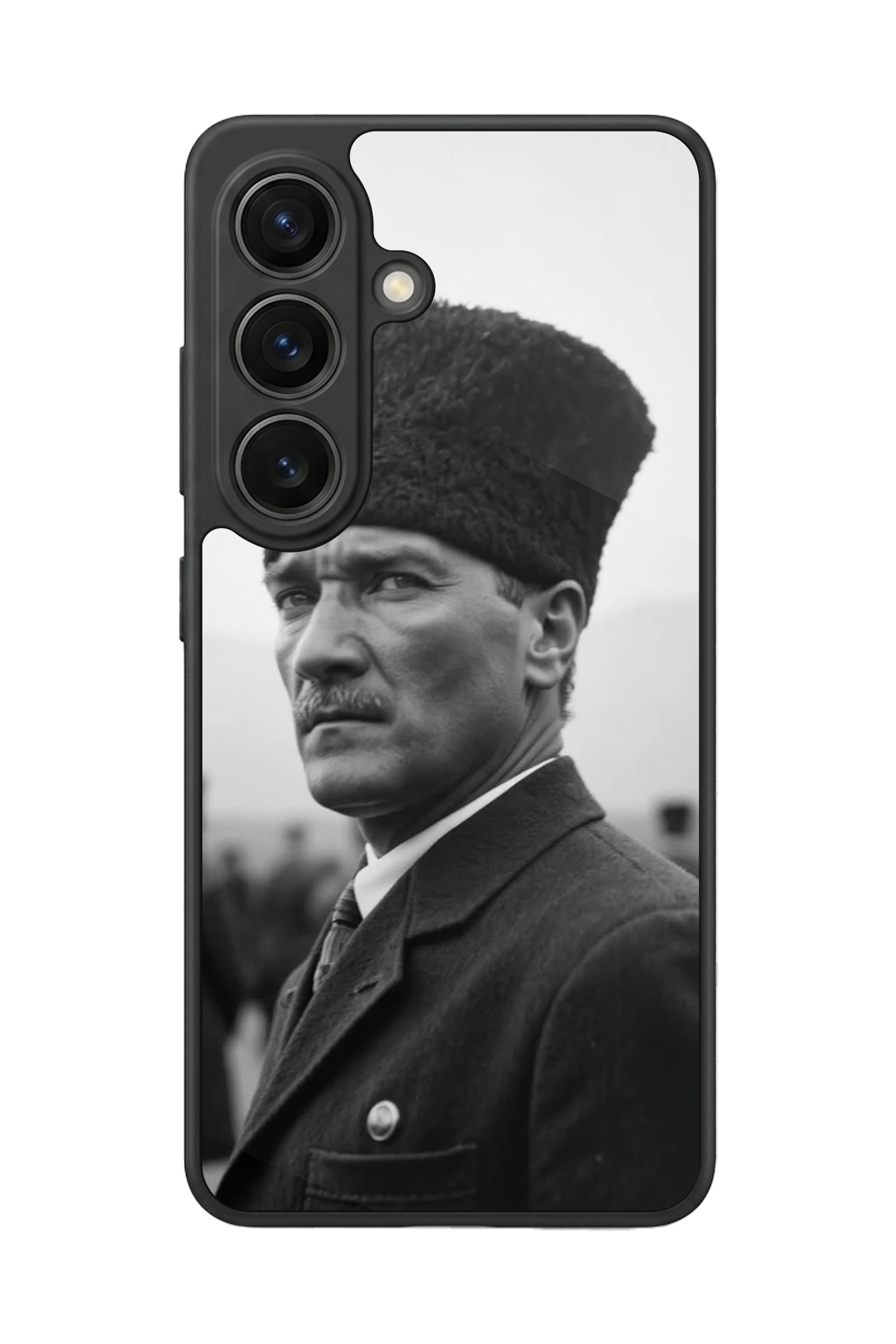 Samsung Galaxy S26 Uyumlu Mustafa Kemal Ataturk Tasarımlı Glossy Premium Kılıf