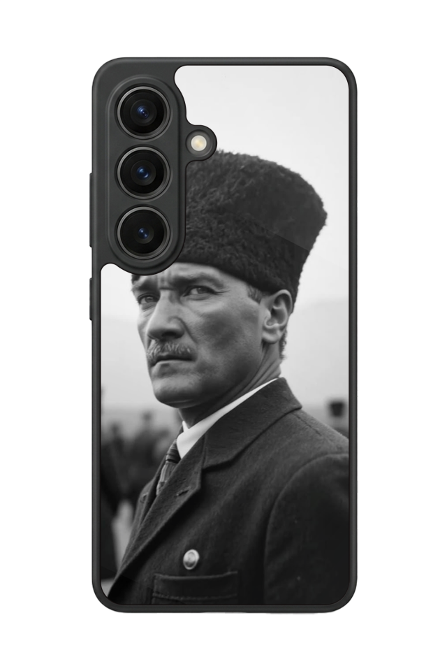 Samsung Galaxy S26 Uyumlu Mustafa Kemal Ataturk Tasarımlı Glossy Premium Kılıf