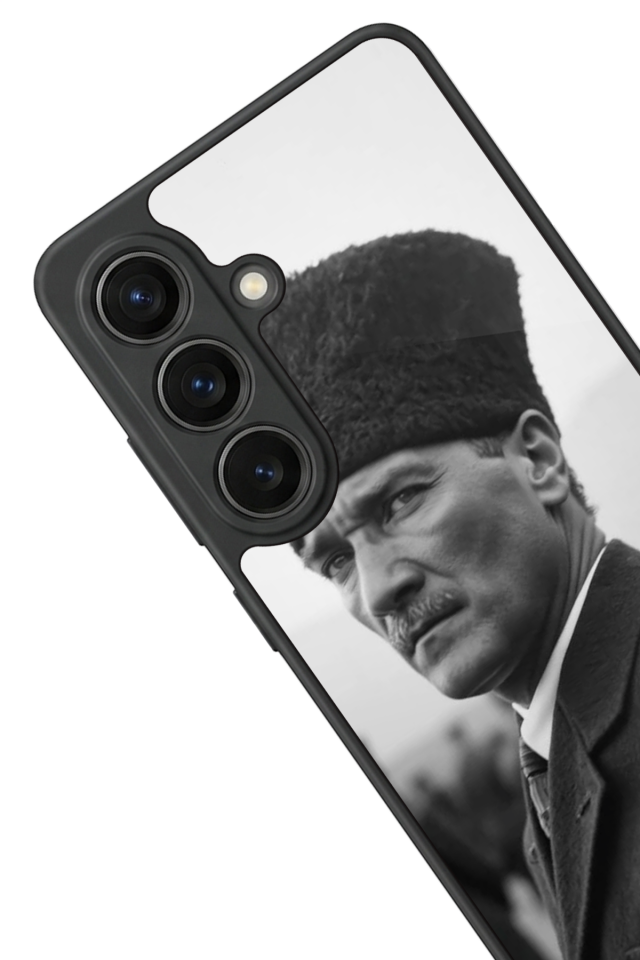 Samsung Galaxy S26 Uyumlu Mustafa Kemal Ataturk Tasarımlı Glossy Premium Kılıf