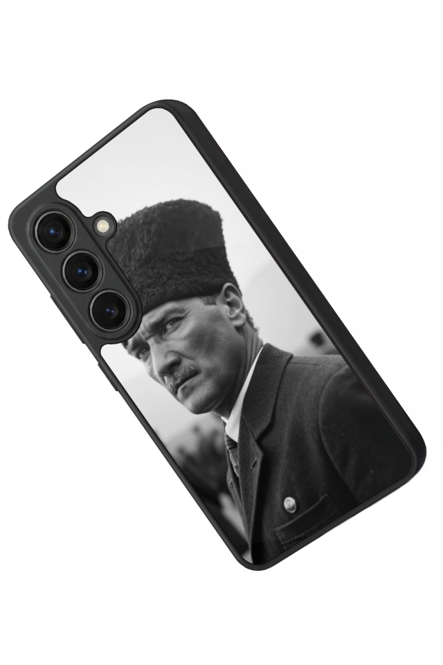 Samsung Galaxy S26 Uyumlu Mustafa Kemal Ataturk Tasarımlı Glossy Premium Kılıf
