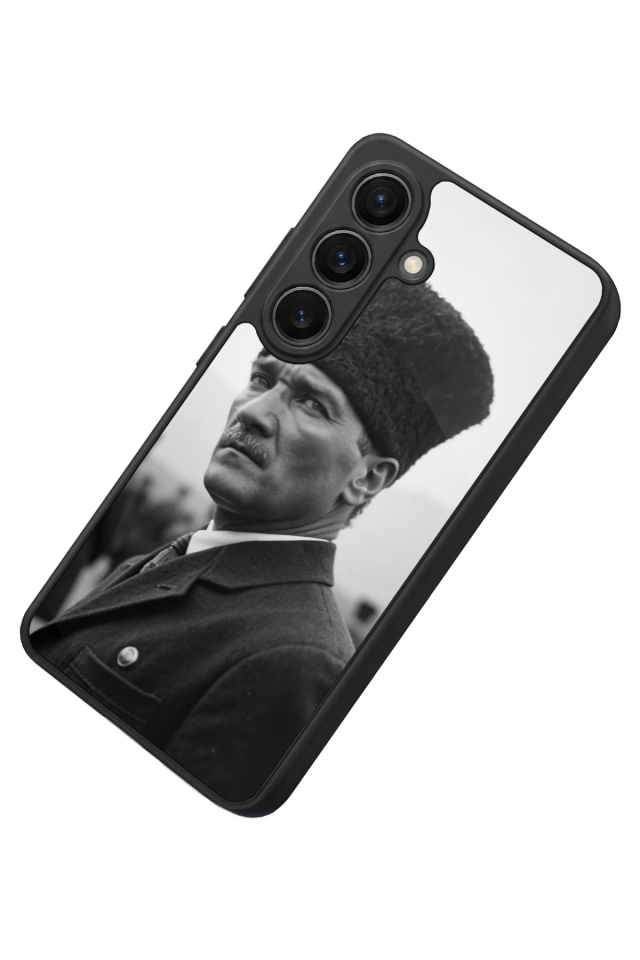 Samsung Galaxy S26 Uyumlu Mustafa Kemal Ataturk Tasarımlı Glossy Premium Kılıf