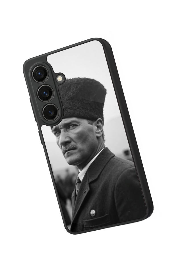 Samsung Galaxy S26 Uyumlu Mustafa Kemal Ataturk Tasarımlı Glossy Premium Kılıf