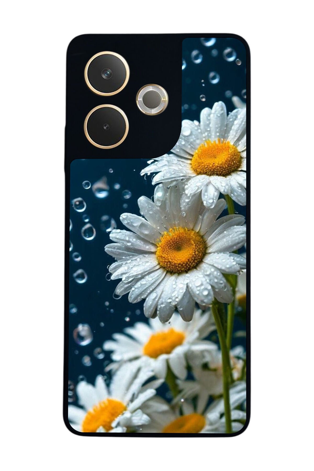 Oppo A5 Pro Uyumlu Cicek Tasarımlı Glossy Premium Kılıf