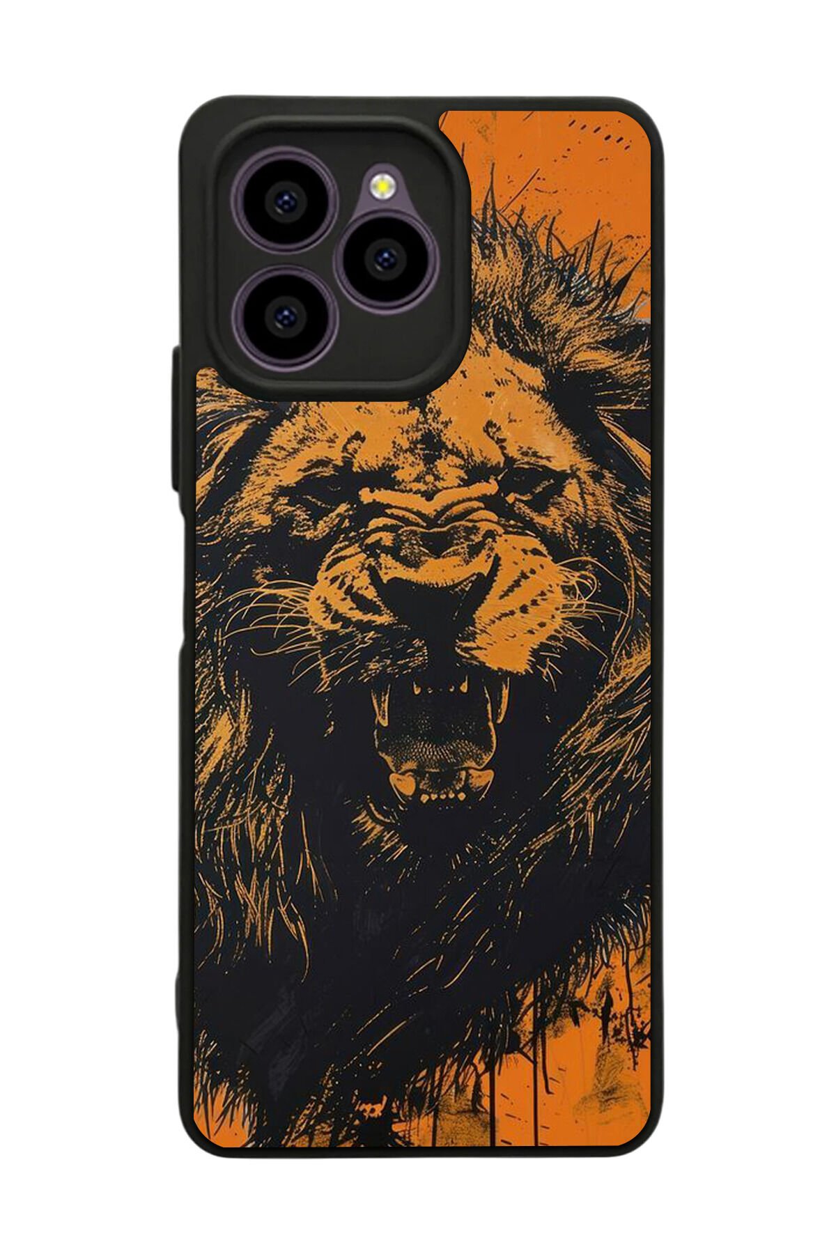 Omix X6 Uyumlu Aslan Tasarımlı Glossy Premium Kılıf