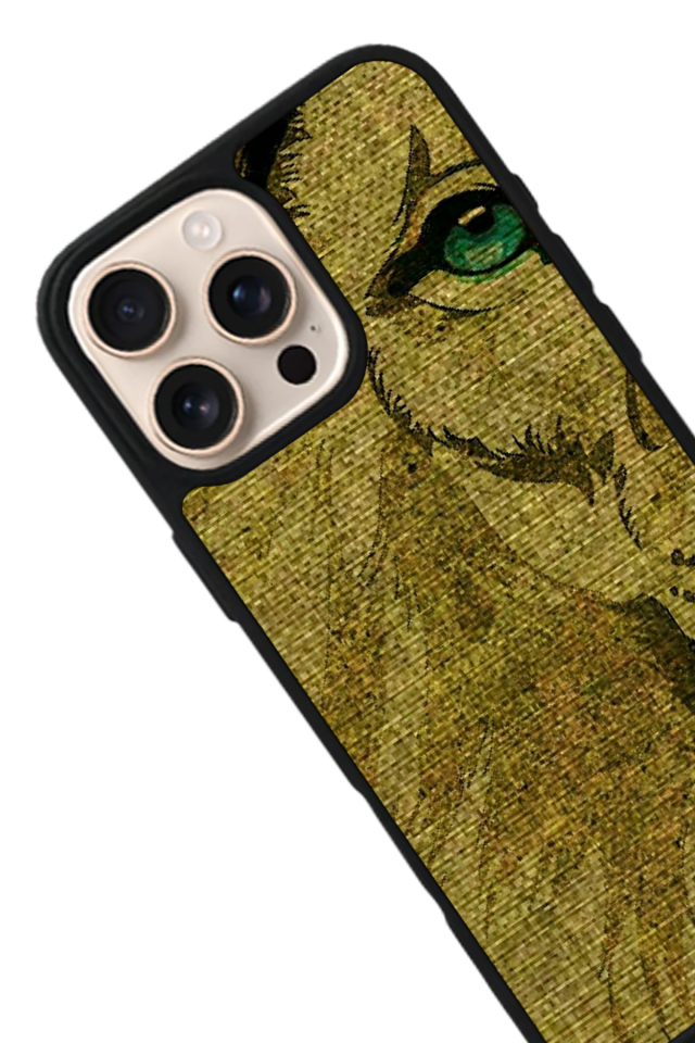 iPhone 15 Pro Max Uyumlu Aslan Tasarımlı Glossy Premium Kılıf