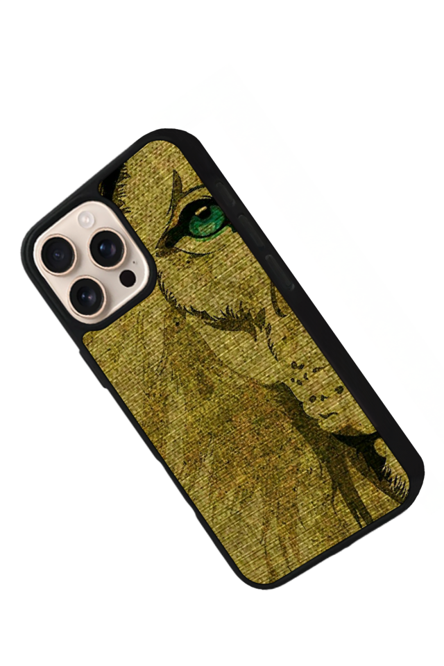 iPhone 15 Pro Max Uyumlu Aslan Tasarımlı Glossy Premium Kılıf