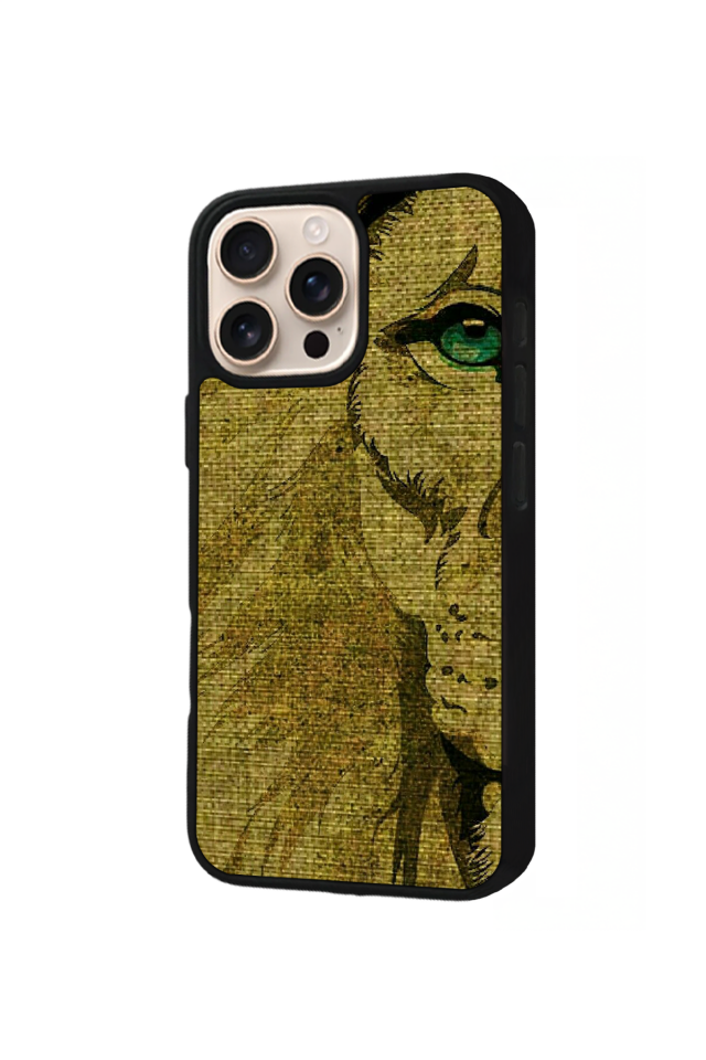 iPhone 15 Pro Max Uyumlu Aslan Tasarımlı Glossy Premium Kılıf