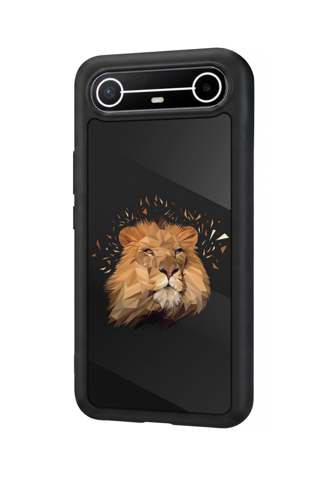Tecno Spark Slim 5G Uyumlu Aslan Tasarımlı Glossy Premium Kılıf
