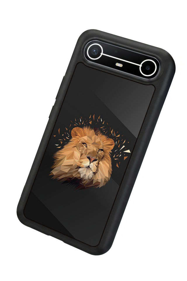 Tecno Spark Slim 5G Uyumlu Aslan Tasarımlı Glossy Premium Kılıf