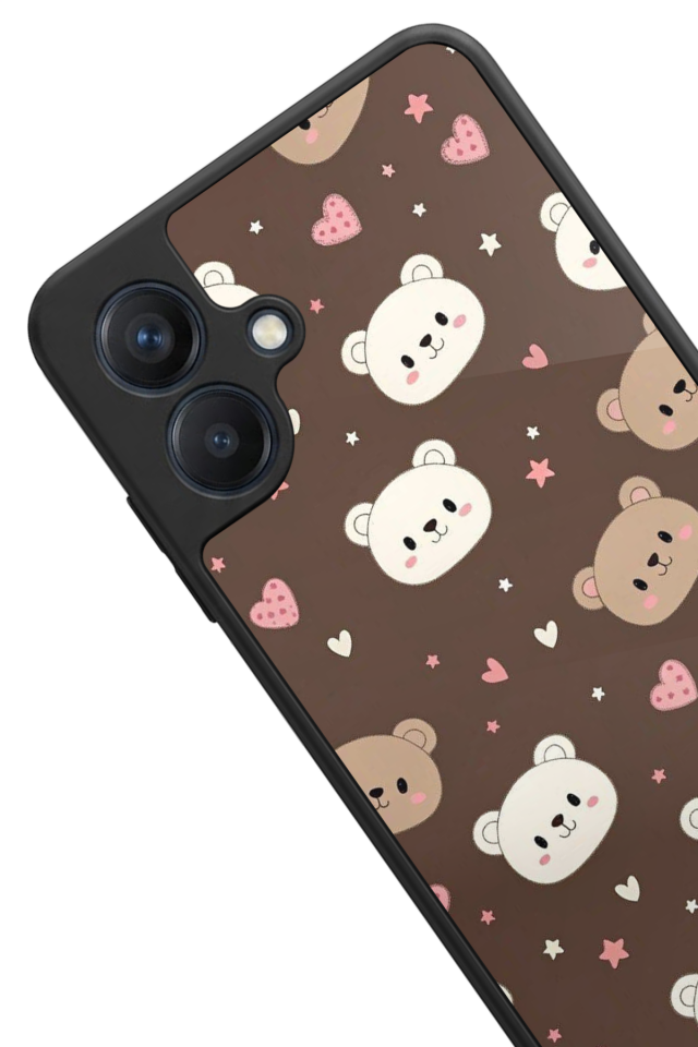 Samsung Galaxy A07 Uyumlu Ayı Tasarımlı Glossy Premium Kılıf