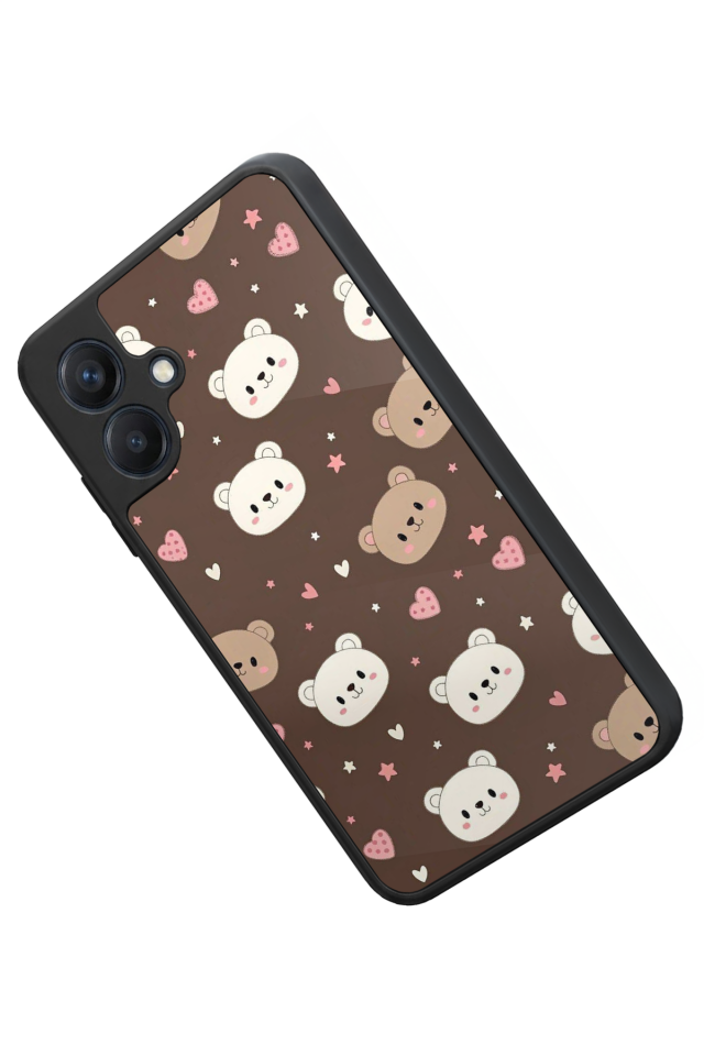 Samsung Galaxy A07 Uyumlu Ayı Tasarımlı Glossy Premium Kılıf