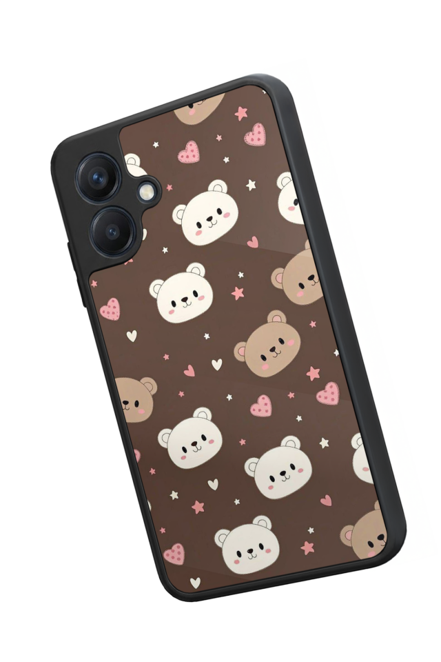 Samsung Galaxy A07 Uyumlu Ayı Tasarımlı Glossy Premium Kılıf