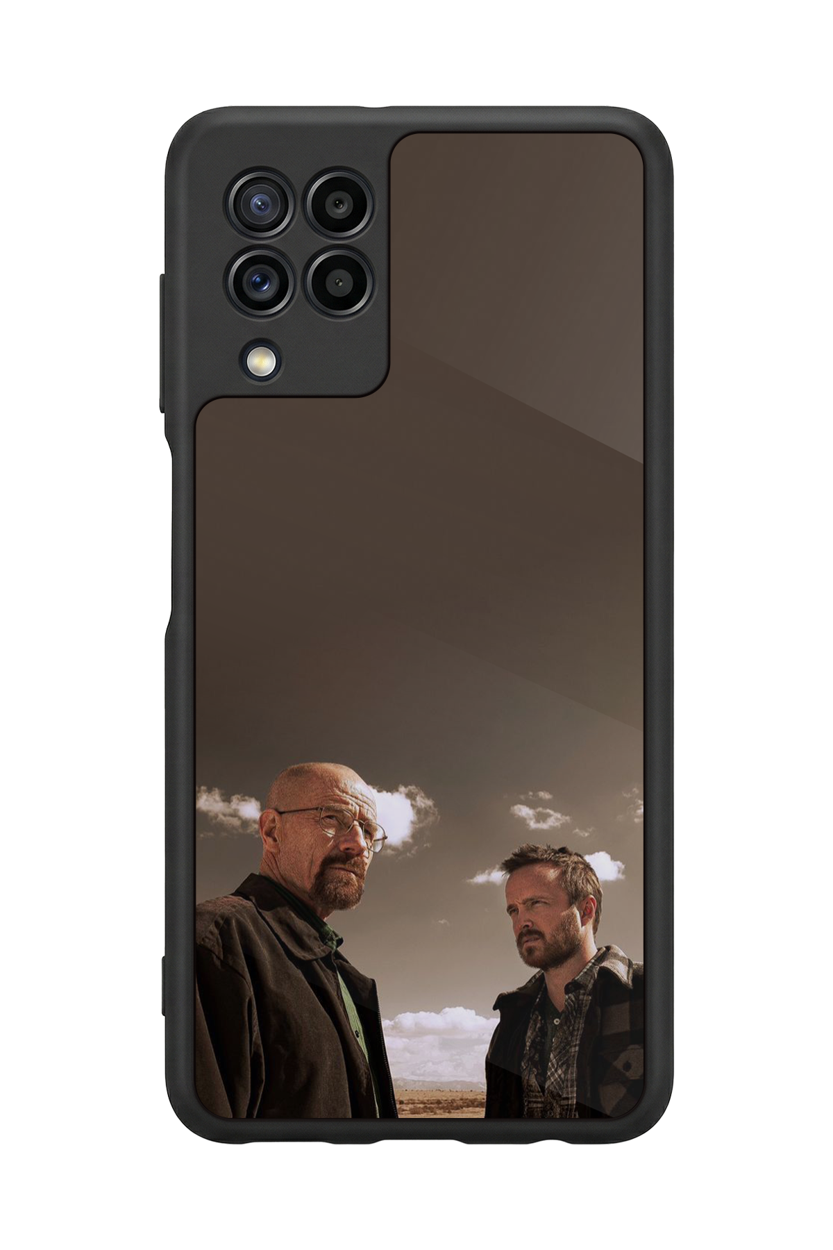 Samsung Galaxy M32 Uyumlu BreakingBad Tasarımlı Glossy Premium Kılıf