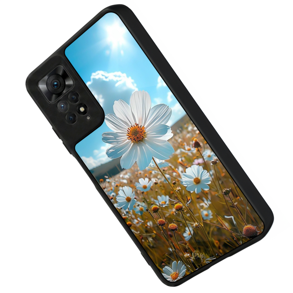 Xiaomi Redmi Note 12 Pro Uyumlu Cicek Tasarımlı Glossy Premium Kılıf