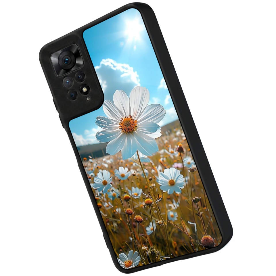 Xiaomi Redmi Note 12 Pro Uyumlu Cicek Tasarımlı Glossy Premium Kılıf