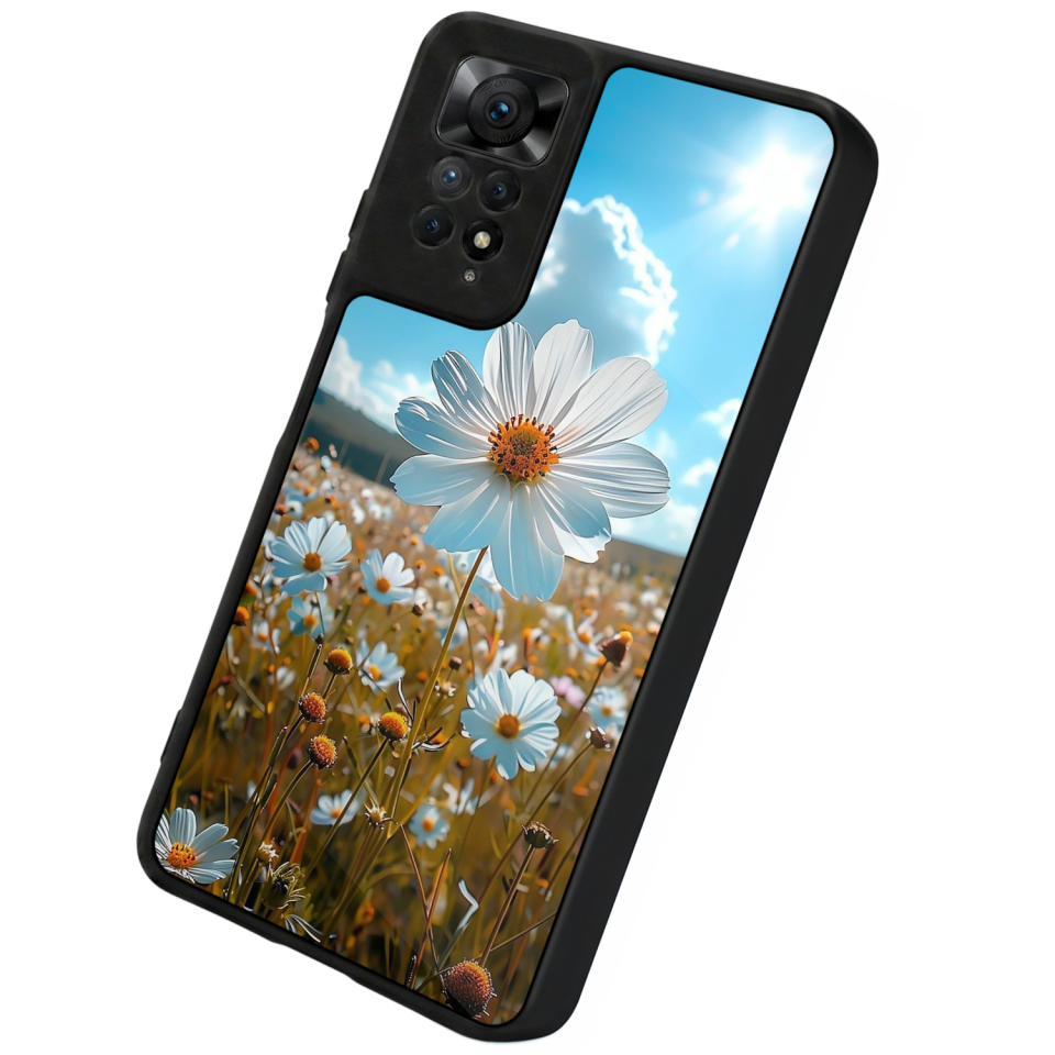 Xiaomi Redmi Note 12 Pro Uyumlu Cicek Tasarımlı Glossy Premium Kılıf