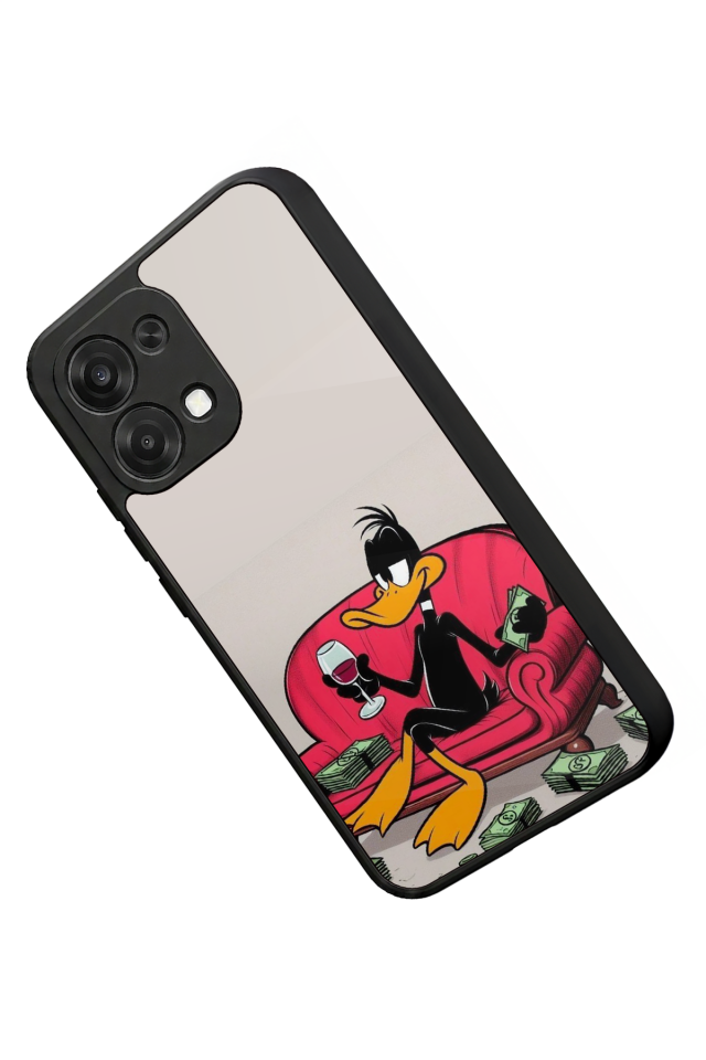 Oppo A6 Pro Uyumlu Daffy duck Tasarımlı Glossy Premium Kılıf