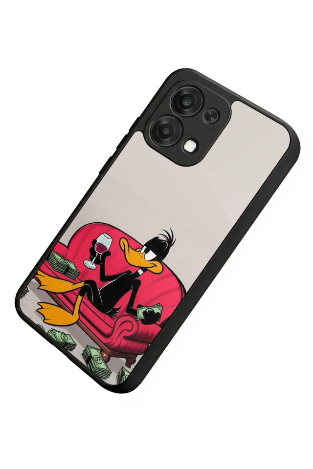 Oppo A6 Pro Uyumlu Daffy duck Tasarımlı Glossy Premium Kılıf