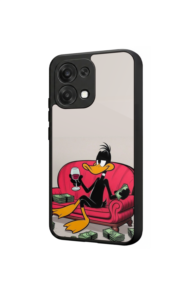 Oppo A6 Pro Uyumlu Daffy duck Tasarımlı Glossy Premium Kılıf