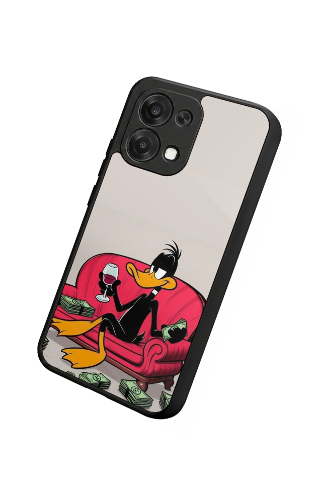 Oppo A6 Pro Uyumlu Daffy duck Tasarımlı Glossy Premium Kılıf